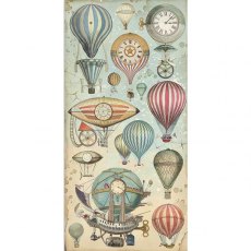 Stamperia Collectables 10 sheets cm 15x30,5 (6”x12”) Voyages Fantastiques SBBV03