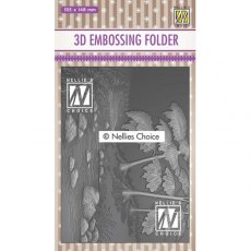Nellies Choice 3D Emb. folder - Waterfall EF3D018 105x148mm