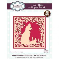 Creative Expressions Paper Panda The Cats Pause Craft Die