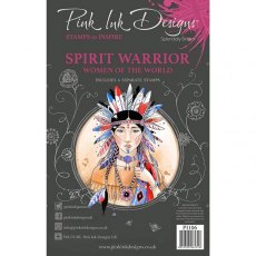 Pink Ink Designs Spirit Warrior A5 Clear Stamp Set