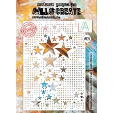 Aall & Create A4 Stencil #121 - Smitten with Stars