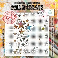 Aall & Create 6'x6' Stencil #126 - Lotza Stars