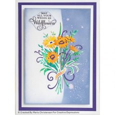 Creative Expressions Paper Cuts Edger Daisy Bouquet Craft Die