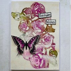 Aall & Create A6 Stencil #127 - Roses in Bloom