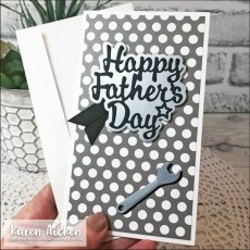 Karen Burniston Die Set – Happy Fathers Day 1164