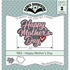 Karen Burniston Die Set – Happy Mothers Day 1163