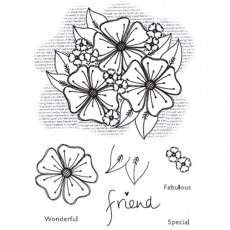 Julie Hickey Designs - Blooming Florals Stamp Set JH-A5-1002