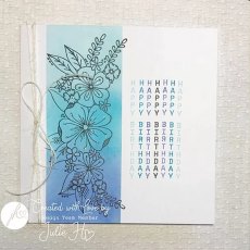 Julie Hickey Designs - Floral Happiness Stamp Set JH1045