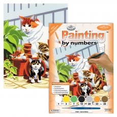 Royal & Langnickel Painting By Numbers Cat and Kittens A4 Art Kit
