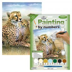 Royal & Langnickel Painting By Numbers Leopard A4 Art Kit