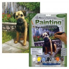 Royal & Langnickel Painting By Numbers Garden Puppy A4 Art Kit
