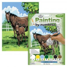 Royal & Langnickel Painting By Numbers Mare And Foal A4 Art Kit