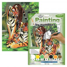 Royal & Langnickel Painting By Numbers Tigers A4 Art Kit