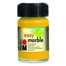 Marabu Easy Marble 15ml Medium Yellow 021 - 4 For £11.99