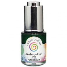 Cosmic Shimmer Pearlescent Watercolour Ink Holly Green 20ml 4 For £14.99