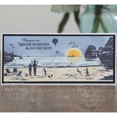 Creative Expressions Designer Boutique Collection Summer Holidays DL Pre Cut Rubber Stamp