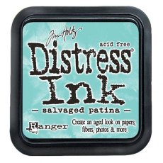 Tim Holtz Distress Ink Pad Salvaged Patina 4 For £24