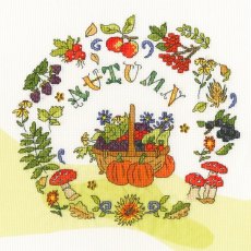 Bothy Threads Autumn Time Counted Cross Stitch Kit Amanda Loverseed  XAL5