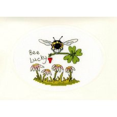 Bothy Threads Bee Lucky Card Counted Cross Stitch Card Kit XGC26