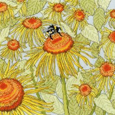 Bothy Threads Sunflower Garden Counted Cross Stitch Kit XFY2