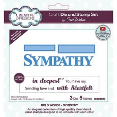 Sue Wilson Sympathy Craft Die & Stamp Set