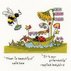 Bothy Threads Beautiful Friendship Counted Cross Stitch Kit XETE3
