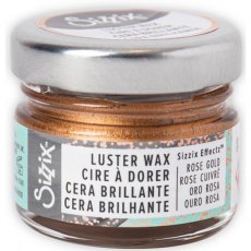 Sizzix Effectz - Luster Wax, Rose Gold, 20ml £4 Off Any 3
