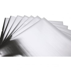 Sizzix Effectz - Decorative Foil Sheets, Silver, 6" x 6", 8 sheets £4 Off Any 3