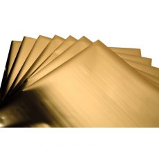 Sizzix Effectz - Decorative Foil Sheets, Gold 6" x 6", 8 sheets £4 Off Any 3