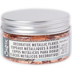 Sizzix Effectz - Decorative Metallic Flakes, Rose Gold £4 Off Any 3