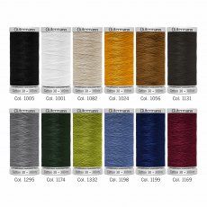 Gutermann Creativ Sewing Thread Set Cotton Basic Shades No.30 12 x 300m 734023/1