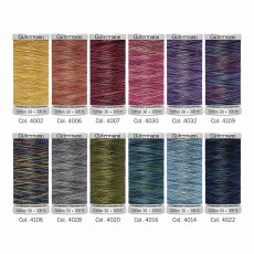 Gutermann Creativ Sewing Thread Set Cotton Variegated No.30 12 x 300m 734023/2