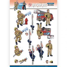 Yvonne Creations - Big Guys Professions 3D Push Out Set Of 5