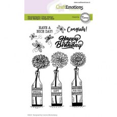 CraftEmotions Clearstamps A6 - Bottle`s - Special Gift For You