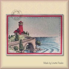 Nellies Choice Clear Stamps "Sea with Lighthouse" IFS037