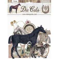 Stamperia Die Cuts Assorted - Romantic Horses DFLDC40