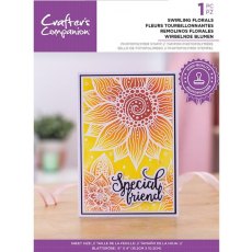 Crafters Companion Photopolymer Stamp - Swirling Florals