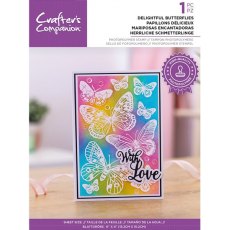 Crafters Companion Photopolymer Stamp - Delightful Butterflies