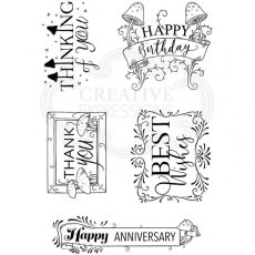 Pink Ink Designs Say It With Words A6 Clear Stamp