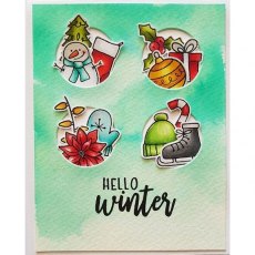 Jane's Doodles Clear Stamp - Winter Icons (JD067)