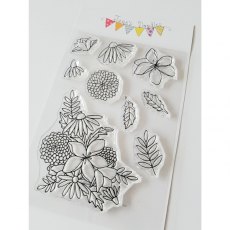 Jane's Doodles Clear Stamp - Wild Flowers (JD069)