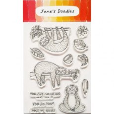 Jane's Doodles Clear Stamp - Weird (JD086)