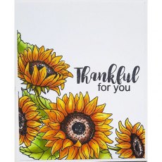 Jane's Doodles Clear Stamp - Sunflowers (JD029)