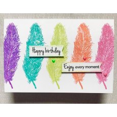 Sweet Huni Feather It Stamp Set by Marion Emberson DS-ME-1002