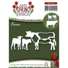 Amy Spring Design Cows Die Set