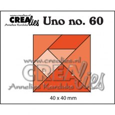 Crealies Uno Die No. 60, Chinese Puzzle, Small CLUno60