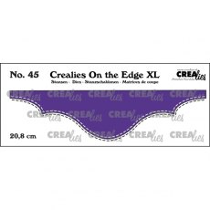 Crealies On the Edge XL Dies No. 45, With Double Stitch CLOTEXL45