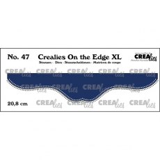 Crealies On the Edge XL Dies No. 47 With Double Dots CLOTEXL47