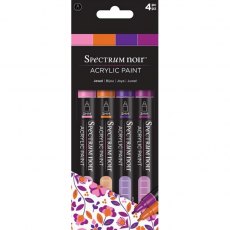 Spectrum Noir Acrylic Paint Marker (4PC)-Jewel