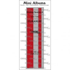 Crealies Mini Albums XL Binding System A (spine 7 mm) Smooth CLMAXL07